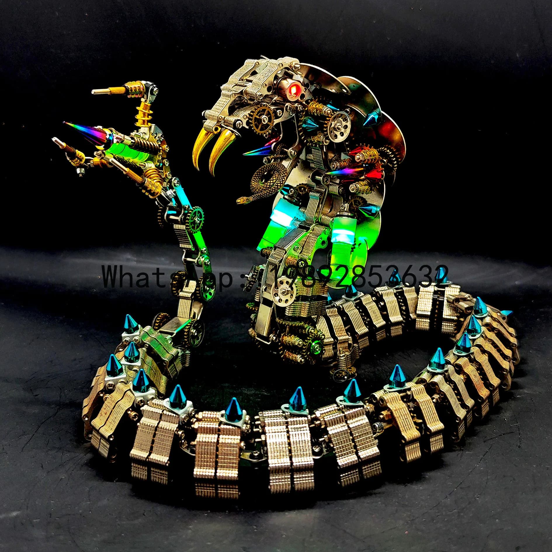 Zz high-difficulty metal assembly model ornament - precision 3d handmade mechanical assembly