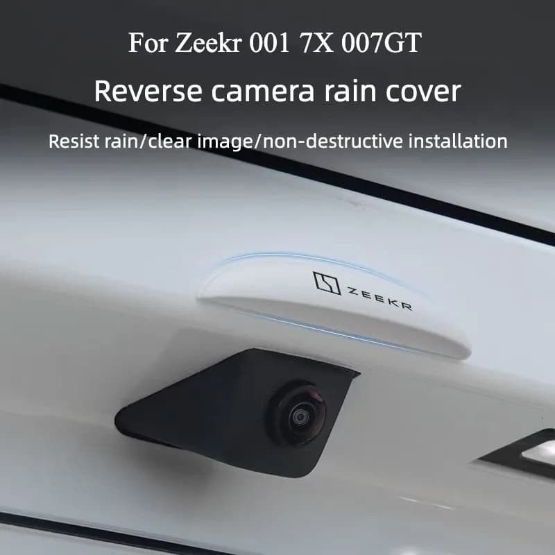 For Zeekr 001 7X  007GT Reversing Camera Waterproof Rain Shield Rain Eyebrow Rain Shield Modify Accessories