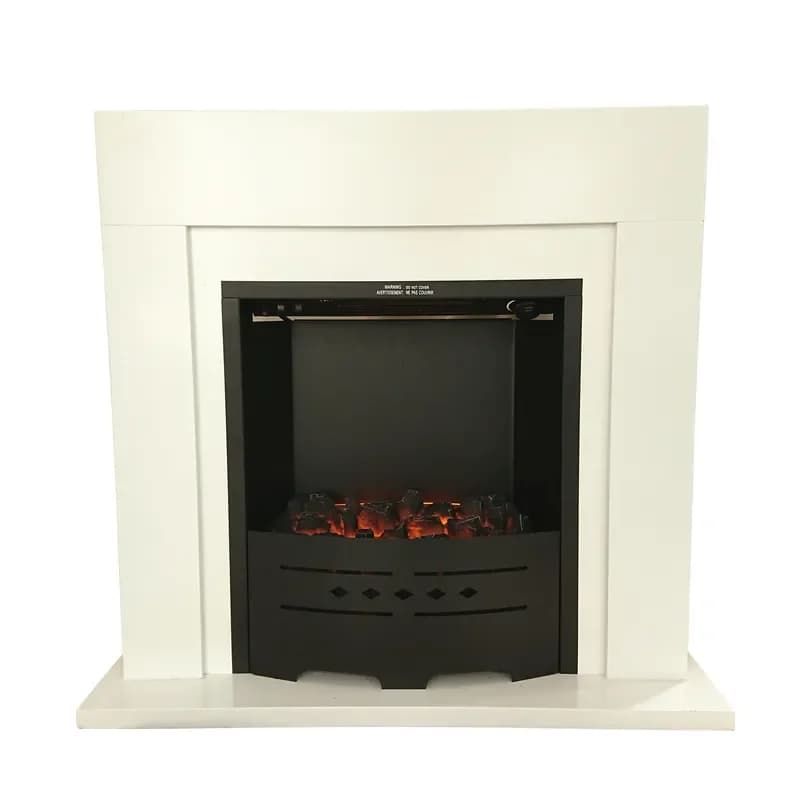 for Home Decor LED Electric Wall Mounted Fireplace Heater With Remote Control