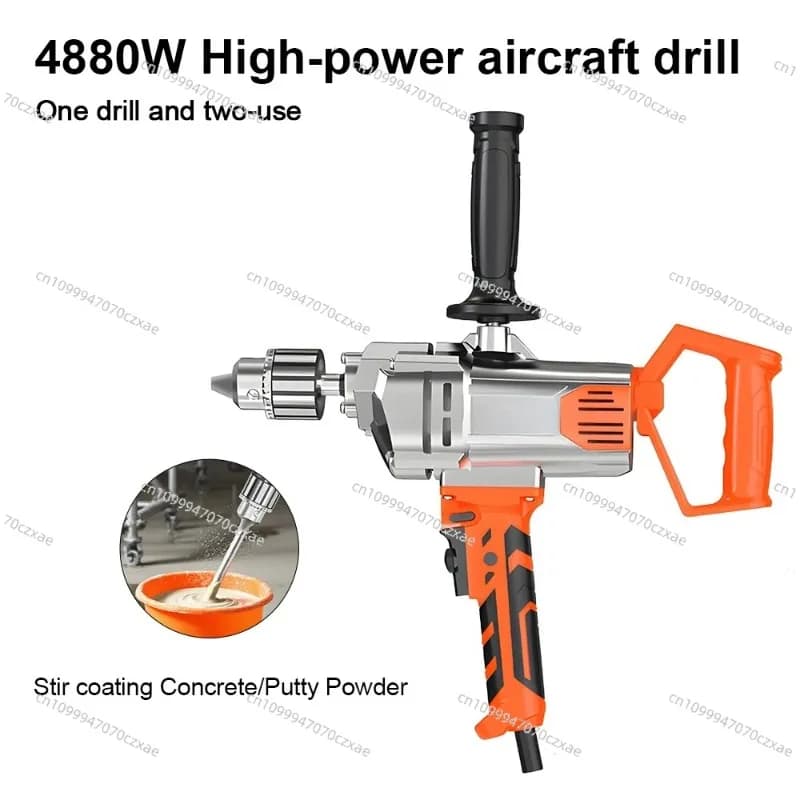 High Power Handheld Mixing Drill Multi-Functional Mortar Putty Mixer Electric Water Drilling Machine for Construction