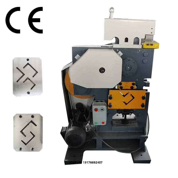Angle Steel Channel Flat Round Bar Fabrication Tool for Construction and Metal Processing Punch and Shear Machine