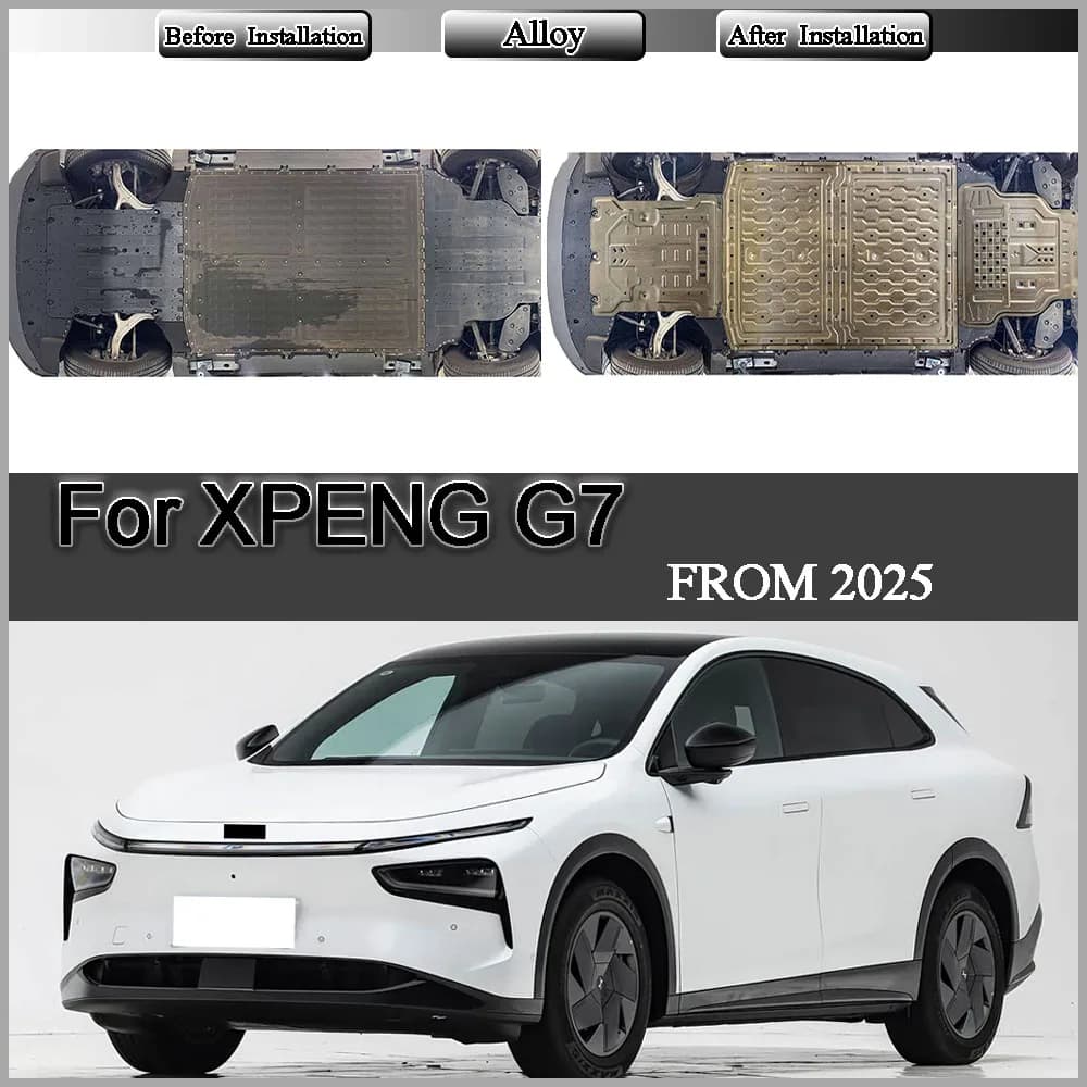 For XPENG G7 2025 602KM 702KM Protective Plate For Front Motor Rear Motor Front Battery Rear Batter Chassis Guard Board