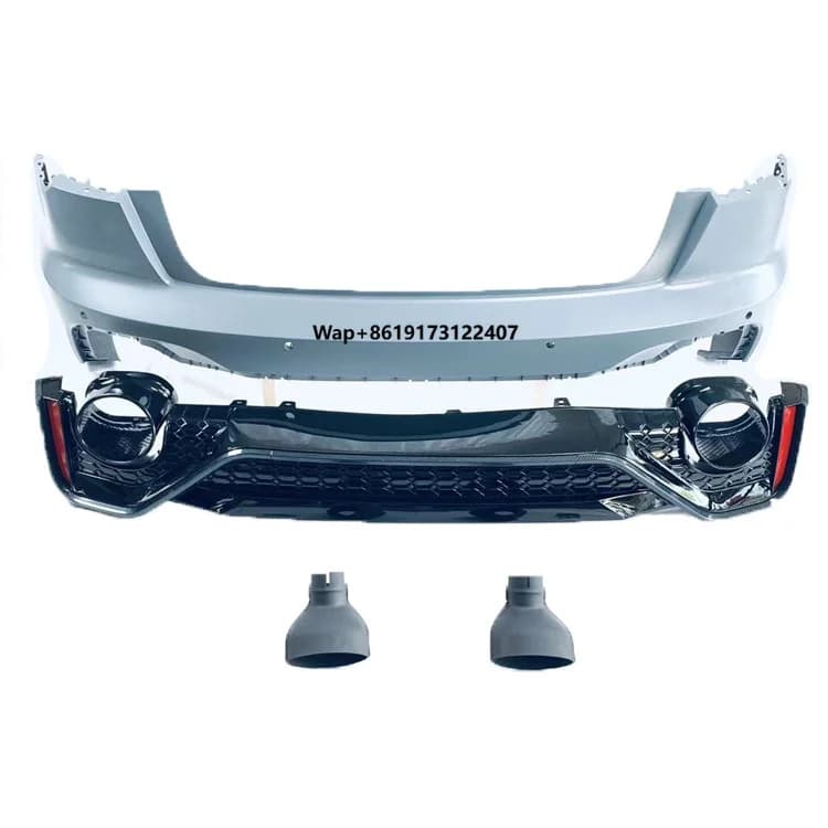 Veidt Suitable for 19-22 A6 High-Quality RS6 Style Rear Bumper New Car Accessories Body Kit