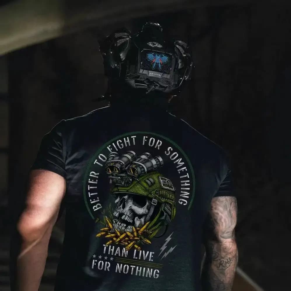 Military T Shirt 2026 New Tactical Helmet Graphic 100% Cotton Men Women Unisex Oversized Vintage 90s Streetwear Casual Tops