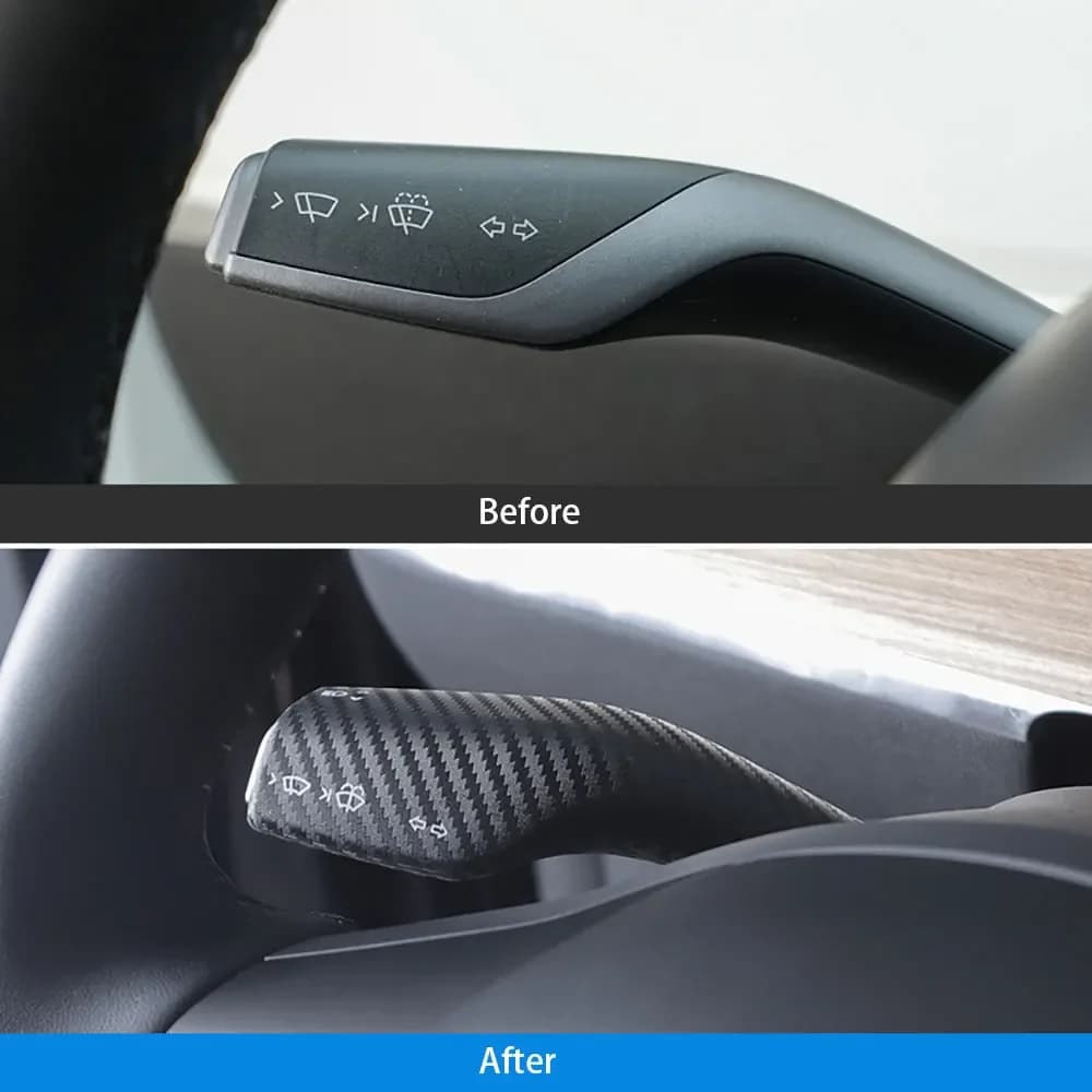 For Tesla Model 3 2016-2022 Model Y 2020-2024 ABS Plastic Car Gear Shift Lever Car Column Shift Knob Protection Cover