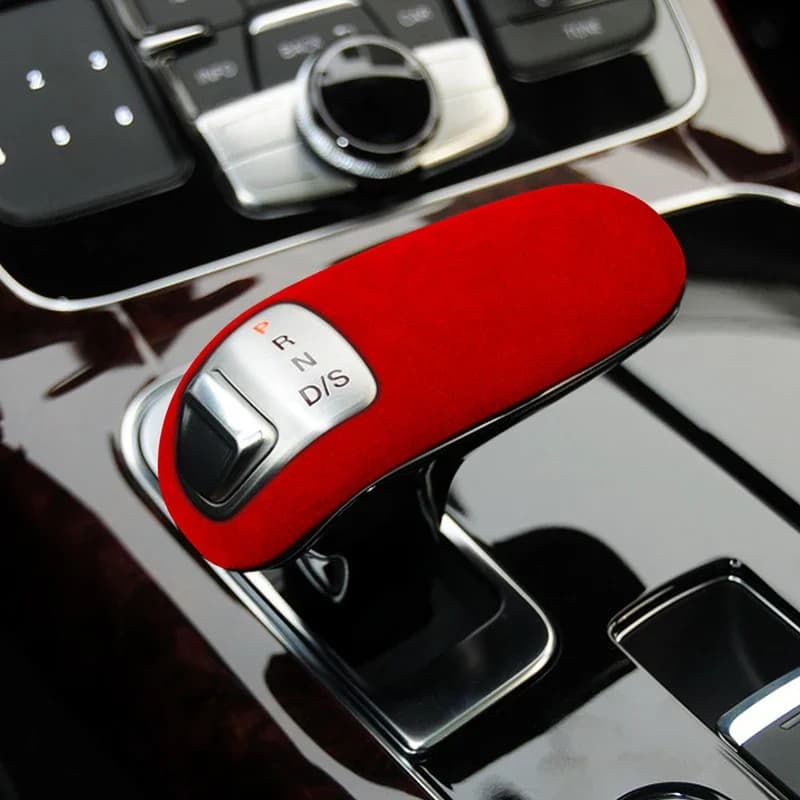 Car Gear Shift Knob Head Protective Cover For Audi A8 2011-2017 Durable Shift Decoration Sticker Automobile Interior Parts
