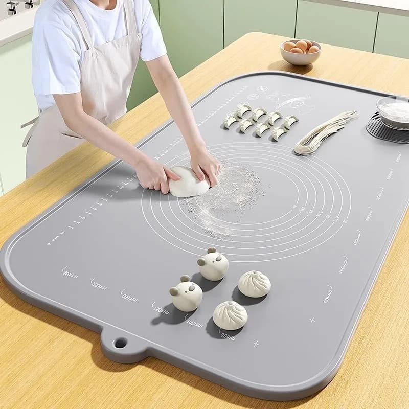 Kneading pad thickened rolling pin baby grade silicone food grade enlarged chopping board