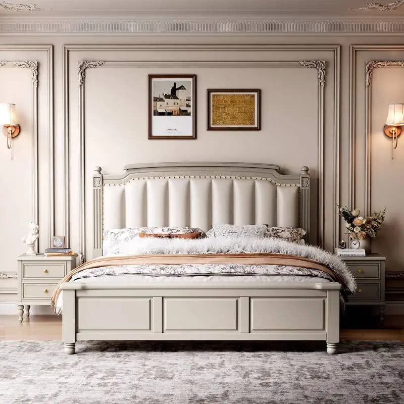 Clearance Mattresses Double Bed Frame Adults Wooden Queen Double Bed King ForKids Letto Matrimoniale Furniture Home