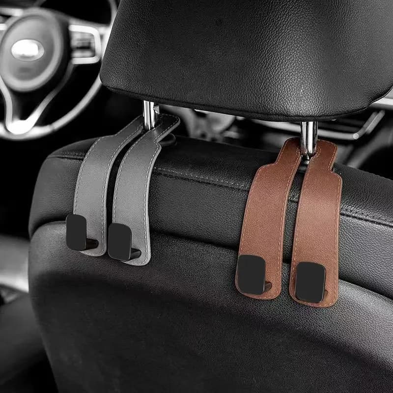 Universal Car Seat Headrest Hooks Multifunctional Back Seat Hanger for Bag Purse Storage Auto Organizer Accessories