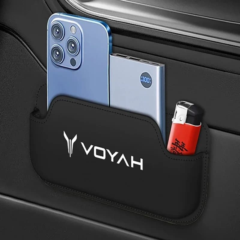 Car Seat Door Storage Box Center Console Armrest Car Adhesive Organizer Bag For Voyah Free 2021-2024 Car Inner Accessories