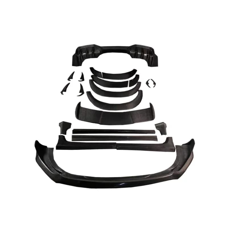 High Quality TM Style Carbon Fiber Aero Body Kit With Lip Diffuser Side Skirts Top Wing For EQA Exterior Upgrade Tuning Parts