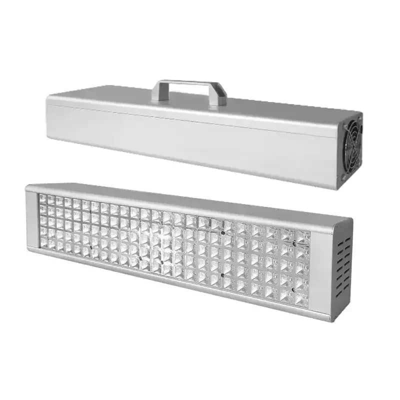 High-power portable LED shadowless glue UV curing green oil UV green oil exposure special air cooling