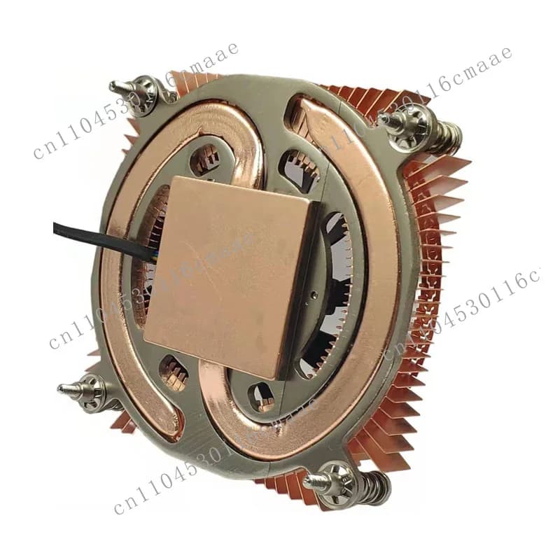 19Mm Ultra-thin ITX Pure Copper Heat Pipe CPU Radiator 1700 1200 115X Silent Temperature-controlled Ball Fan I3