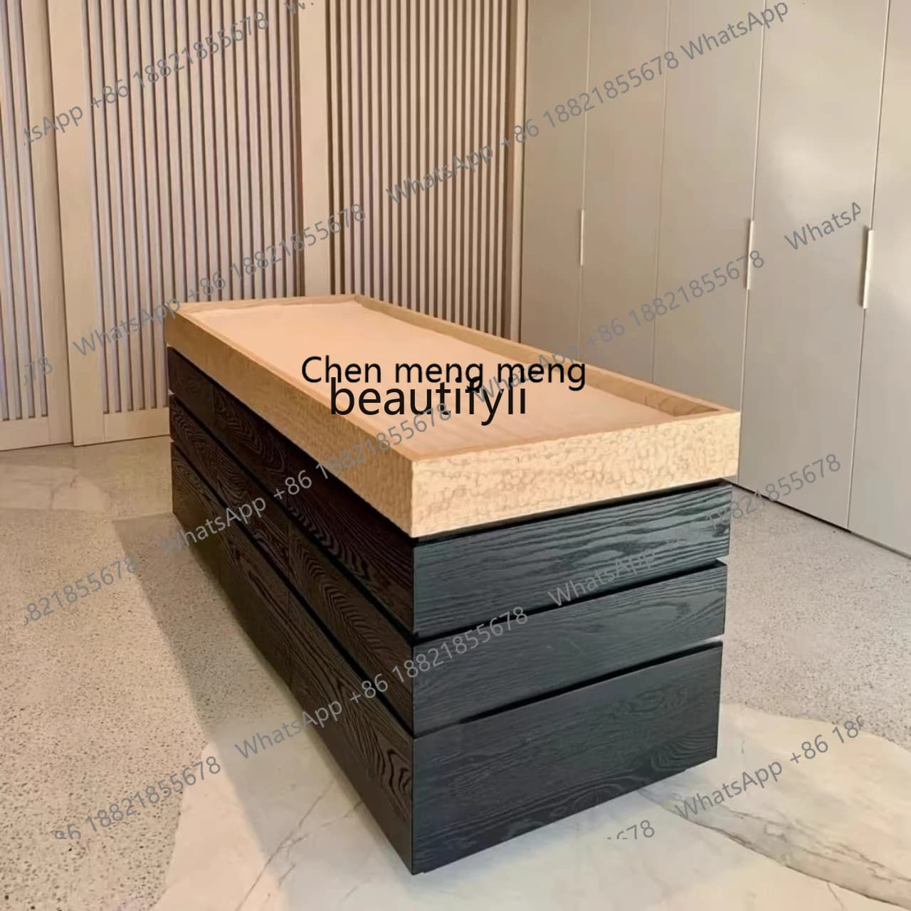 X  Retro style, Nakajima cabinet, cloakroom, medieval jewelry display cabinet, bedroom, storage chest