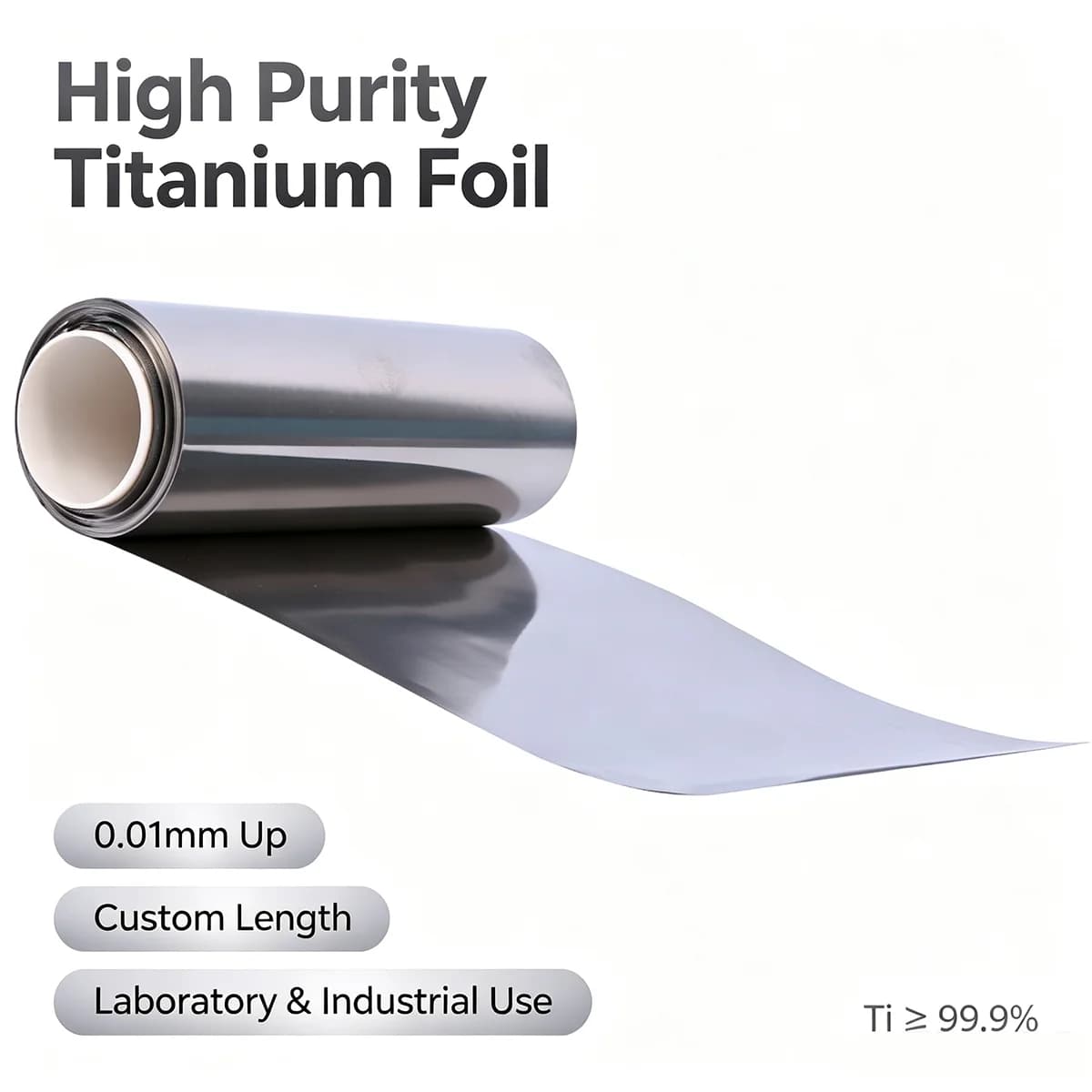 High Purity Titanium Foil Sheet TA1 GR1 Custom Laser Cutting CNC Machining Non-Standard Size