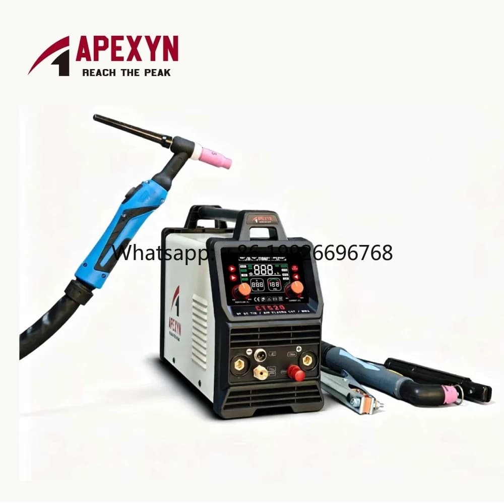 APEXYN 3-in-1  Plasma Welder/Cutter  CT520 TIG/MMA/Plasma Cut New Home DIY Pilot Arc Max Cut 16mm 6100W 110V/220V