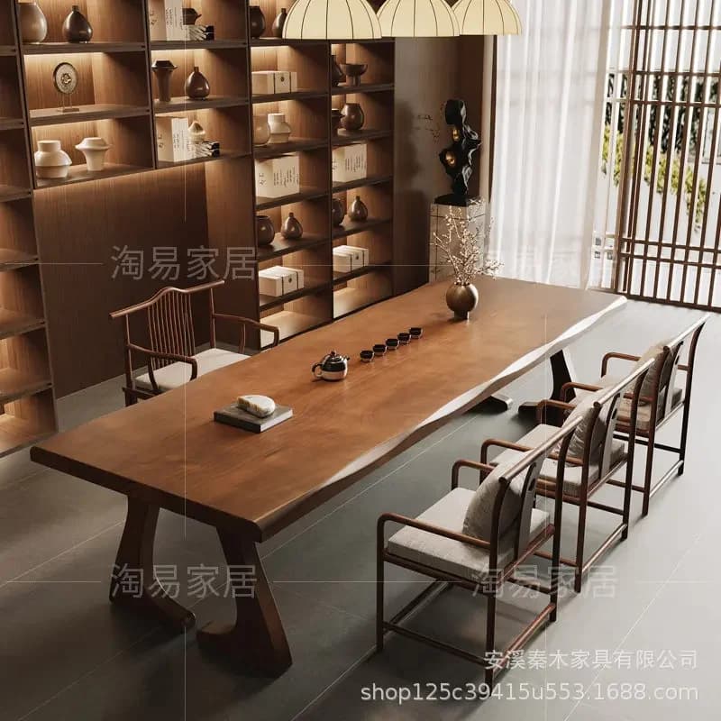 DSA tea table simple all solid wood combination home office tea making Kung Fu tea table