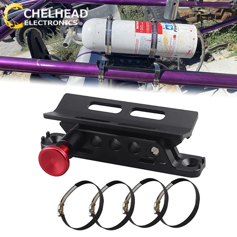 Aluminium Car Fire-Extinguisher Holder Quick Release Mount Brackets for Jeep Wrangler TJ JK JL ATV UTV Polaris RZR Camper Van