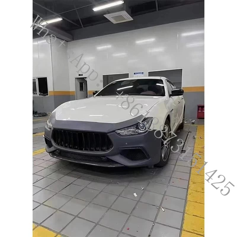 Suitable Runde PP Material Auto Parts 2014-2020 Upgrade 2021 Trofeo Style Body Kit Front Bumper Rear