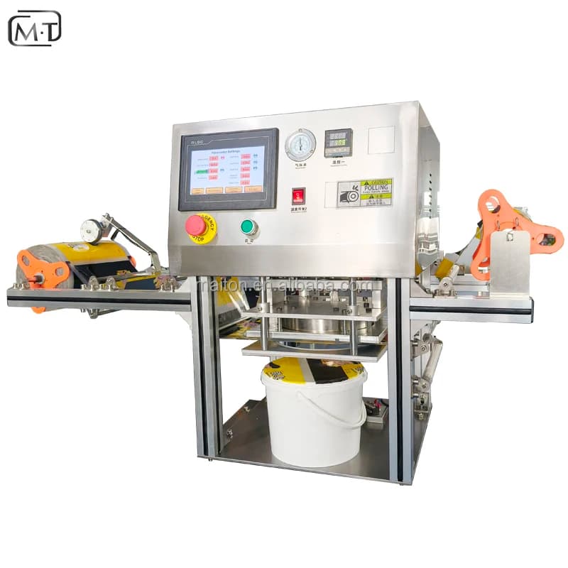 5kg Ketchup Semi Automatic Bucket Plastic Film Sealing Machine Sealer