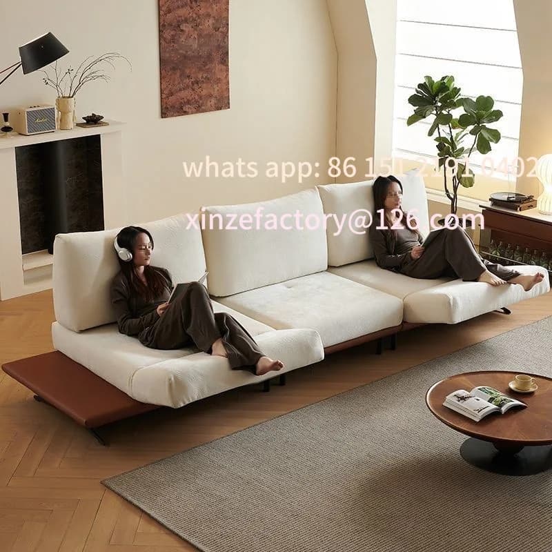 Customizable Sofa Residential Furniture Italian Sofa Multifunctional Living Room Rotatable