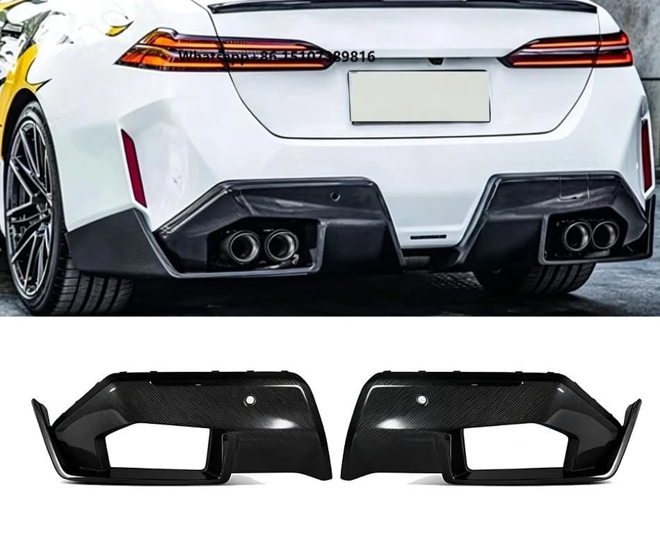 Mp Style Real Carbon Fiber Rear Diffuser for G90 G99 M5 Bodykit 2024+ Rear Bumper Lip Spoiler Splitter