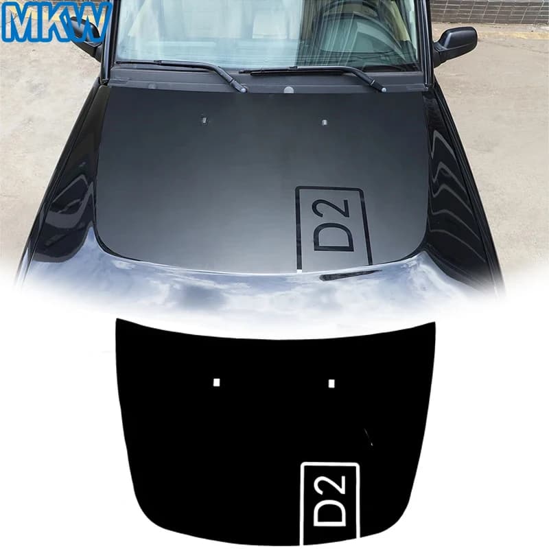 for Land Rover Discovery 2 LR2 1998-2004 LR2 Car Bumper Hood Decal Vinyl Sticker Black Car Exterior Modification Accessories