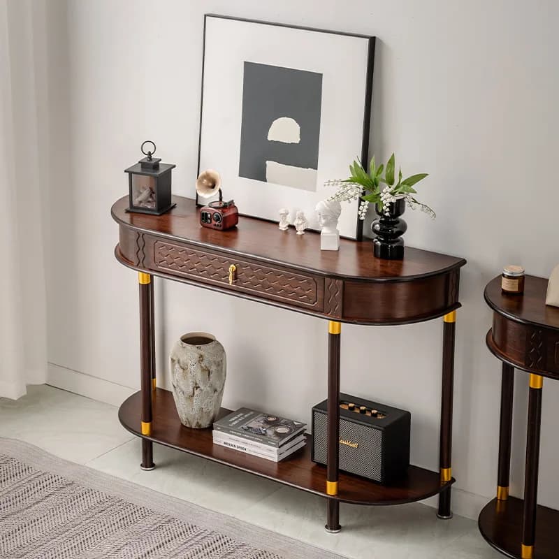 DSA Entrance Table Modern Light Luxury Living Room Villa Entrance Platform Foyer Cabinet Entrance Cabinet Observation Platform