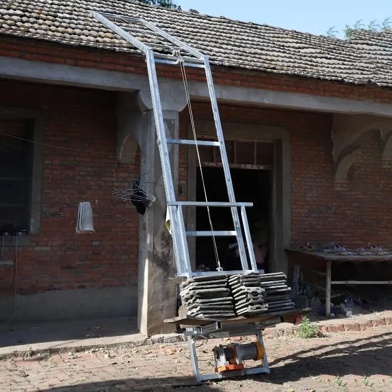 Assembly Automatic Galvanized Steel Ladder Panel Lifts V Hz New Retail And Hotel 00Kg Load Capacity