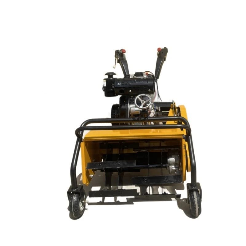 Four-wheel drive orchard lawn mower self-propelled grass crushing rotary tiller