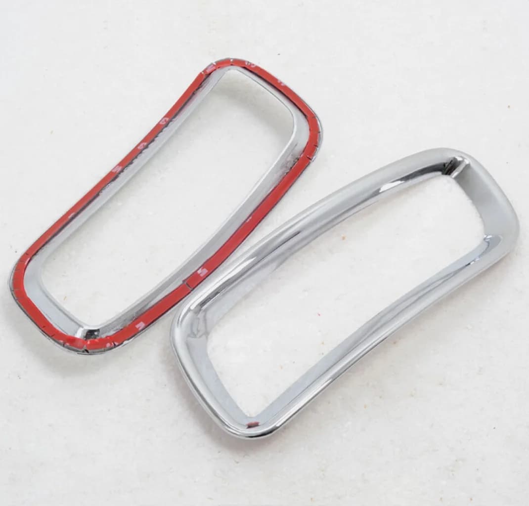 Compatible with Renault Koleos 2008-2012-- 2 Pcs Chrome ABS Rear Fog Light Lamp Cover Trim