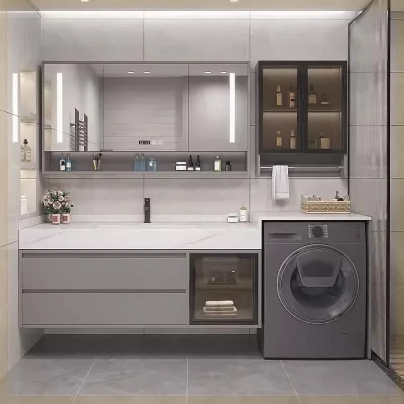 Luxury Drawer Cabinet Insideliner Insert Organiser Rack Fix Shelves Bathroom Sink Wall Mirrors Gabinete De Banheiro Furniture
