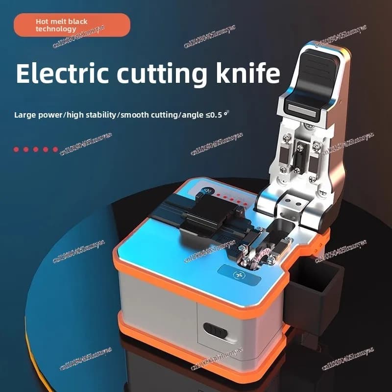 High-precision optical fiber cutting knife electric one-step hot melt cold joint
