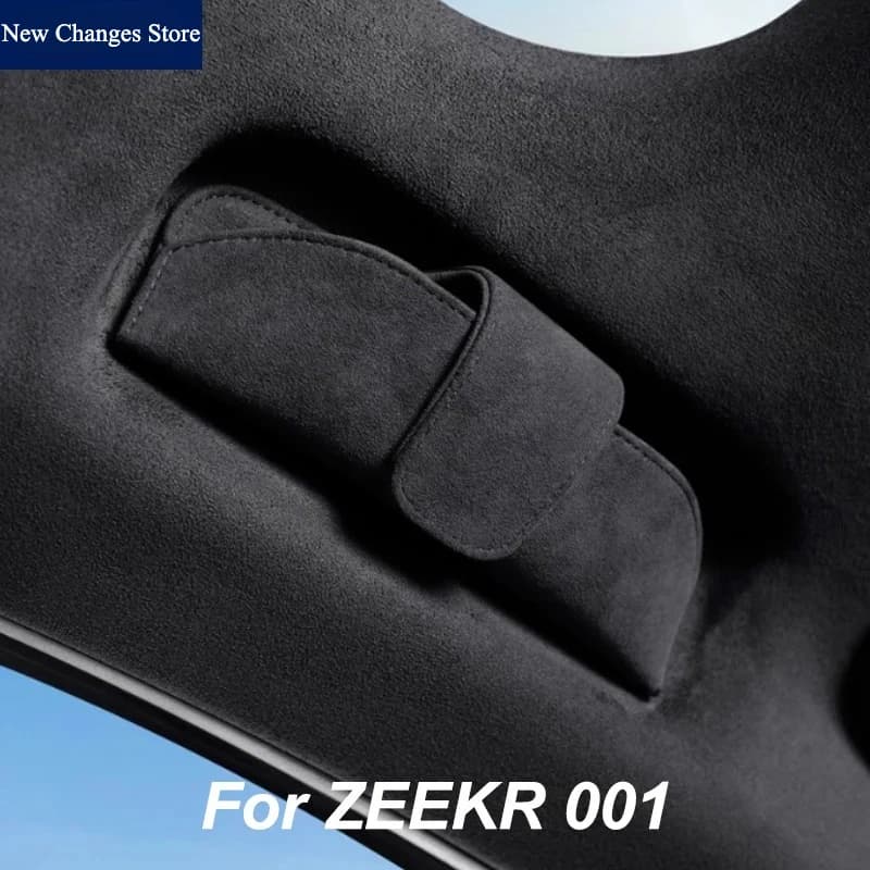 For ZEEKR 001/009/007GT 2021-2026 Interior Magnetic Glasses Case Suede Glasses Storage Box Car Styling Modified Accessories