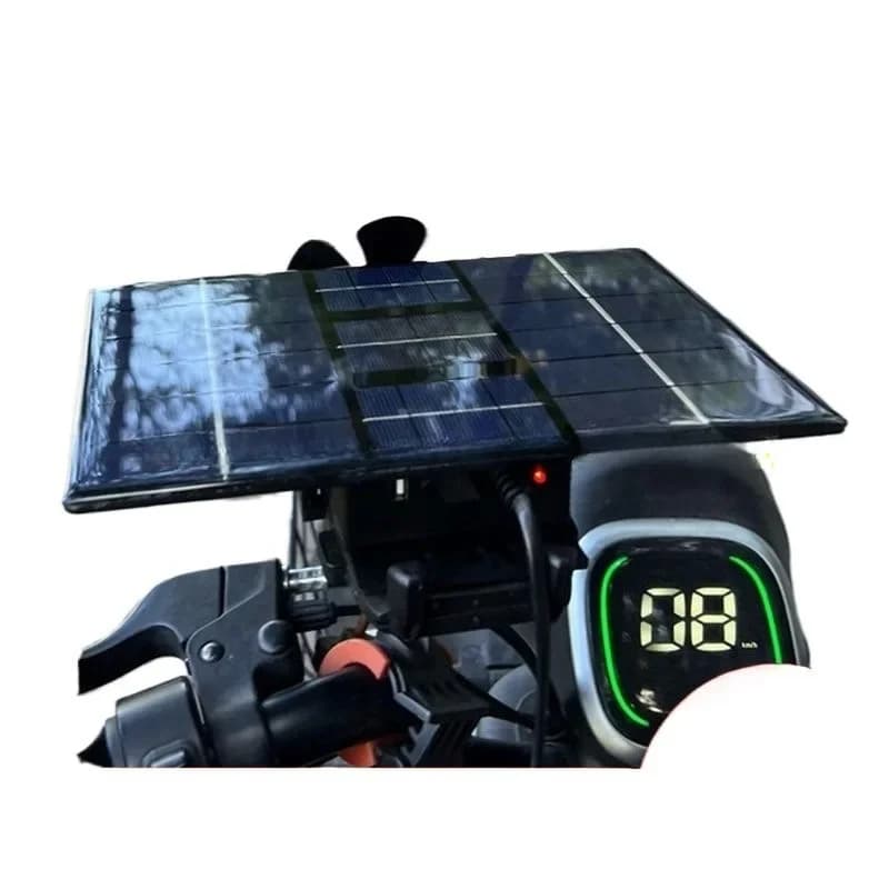 Electric vehicle range extender, solar panel, outdoor wind power portable