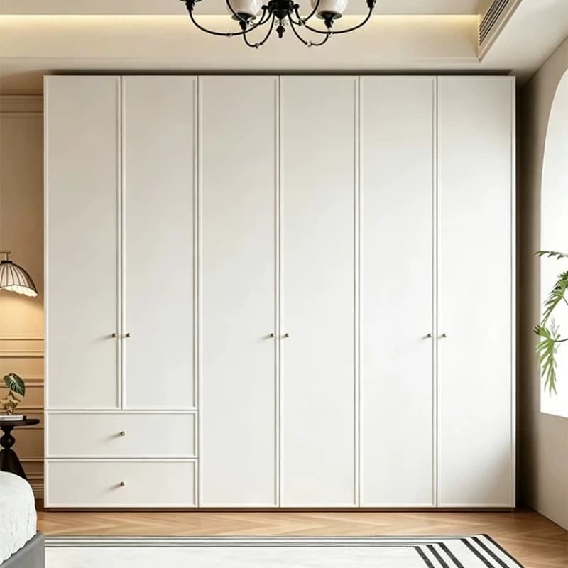 Retro Unit Wardrobe Built In French Mobile Closet Wardrobe System Drawer Armadio Camera Da Letto Bedroom Sets Full Furniture