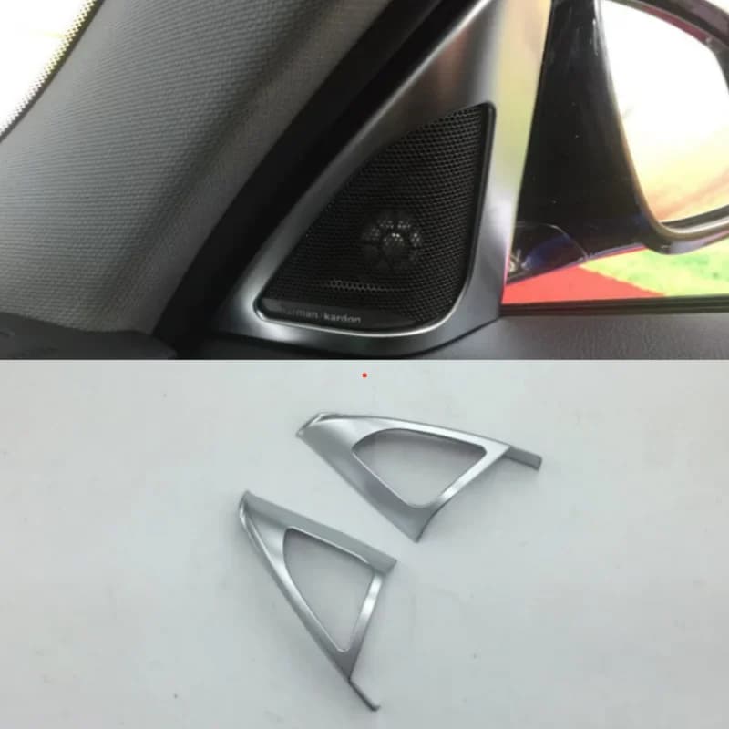 Car Glass Pillar A Stereo Speaker Tweeter Audio Loudspeaker Sound Cover Trim For BMW 3 Series F30  2013 - 2018 Accessories