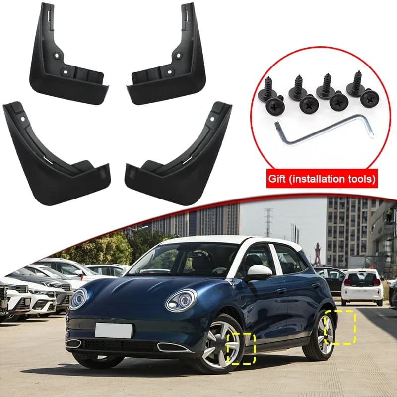 Car Mud Flaps Splash Guard Mudguards MudFlaps Front Rear Fender Auto Accessories For ORA Good Cat ORA Funky Cat 2021 2022 2023