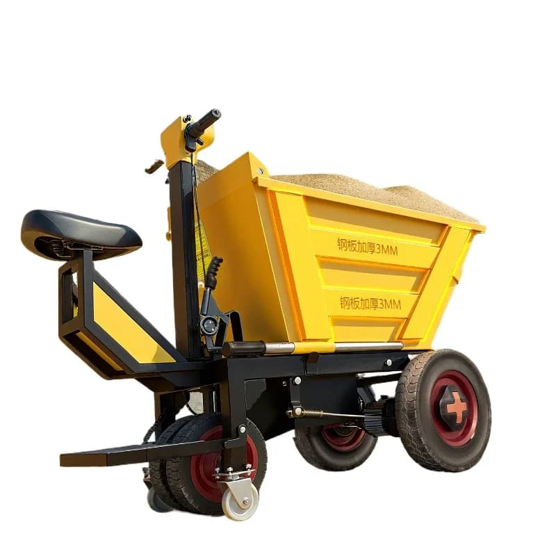 Electric trolley, construction site truck, stainless steel dump truck