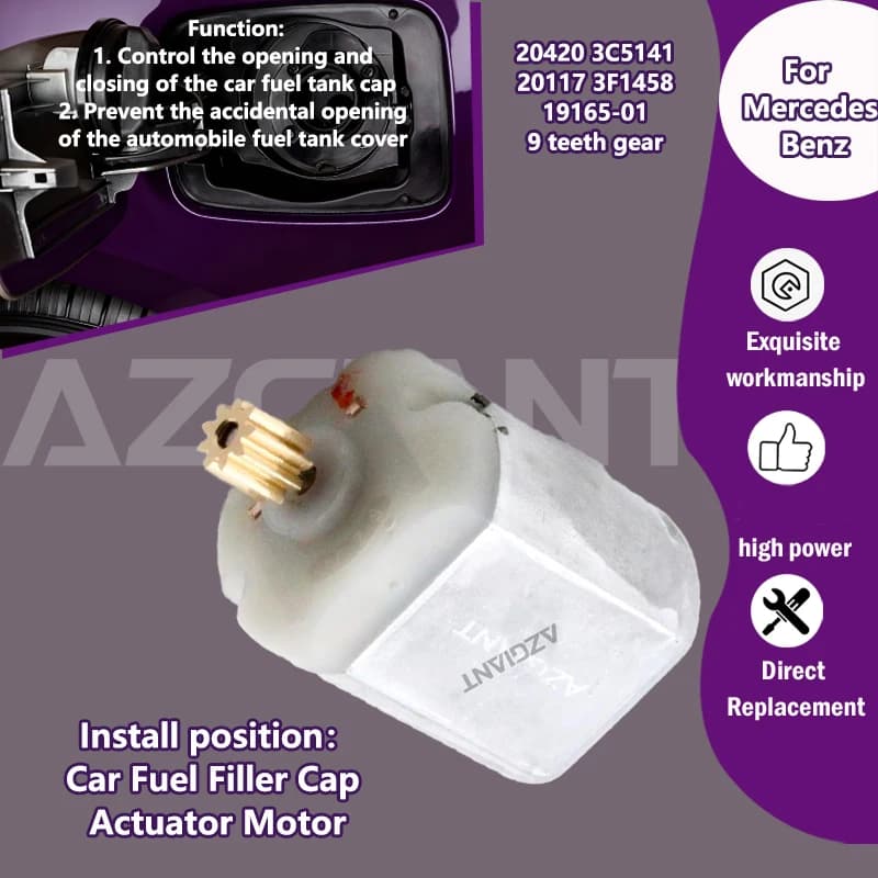 20420 3C5141/20117 3F1458 Car Fuel Door Lock motor replace For Mercedes Benz CLK A209 C209 CLK63 AMG CLK350/500/550 2003-2009
