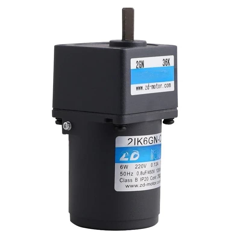 6W200W motor, micro AC gear motor, induction speed control brake motor