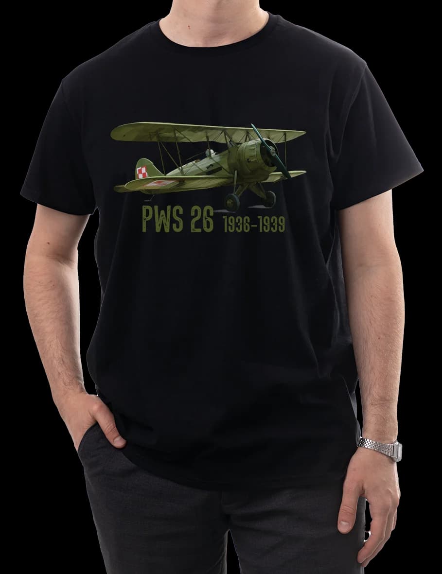 Polish PWS-26 Advanced Training Aircraft T-Shirt 100% Cotton O-Neck Summer Short Sleeve Casual Mens T-shirt Size S-3XL