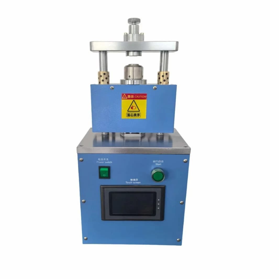 Automatic Electric Button Battery Coin Cell Crimping Machine Heavy Duty Steel Platform for Chemical Applications Case Packaging