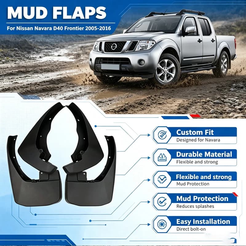 Suitable for 05-22 Nissan Navara D40 D23 fender tire fender skin modification accessories