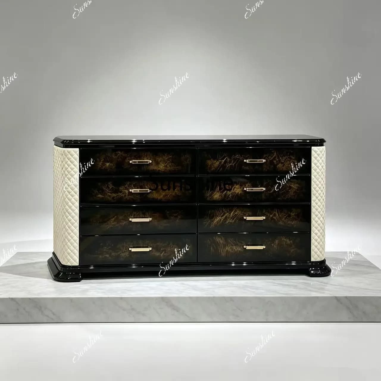 YItalian light luxury retro high-end living room foyer bedroom fashion storage