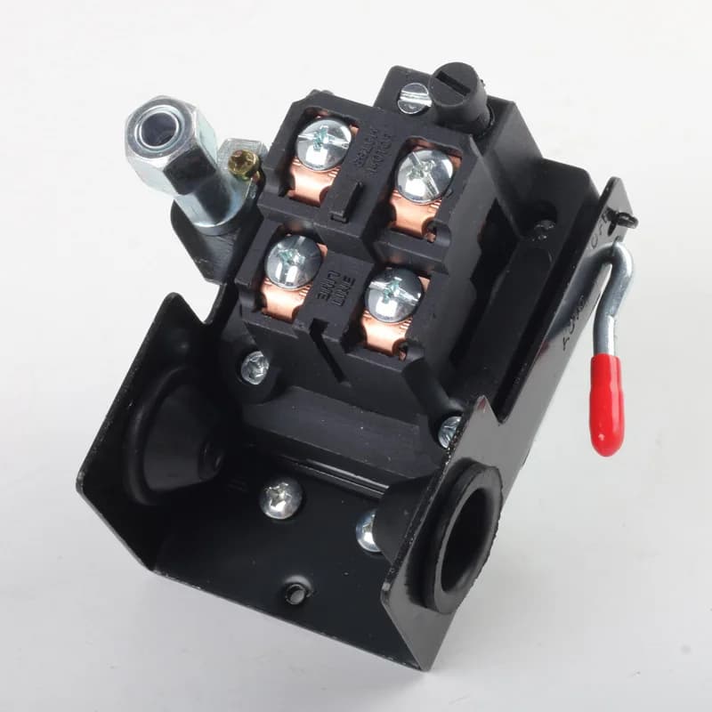 Air Compressor Air Pump Accessories Automatic Air Pressure  Control Switch Horizontal Handle White Cover White Box Exported