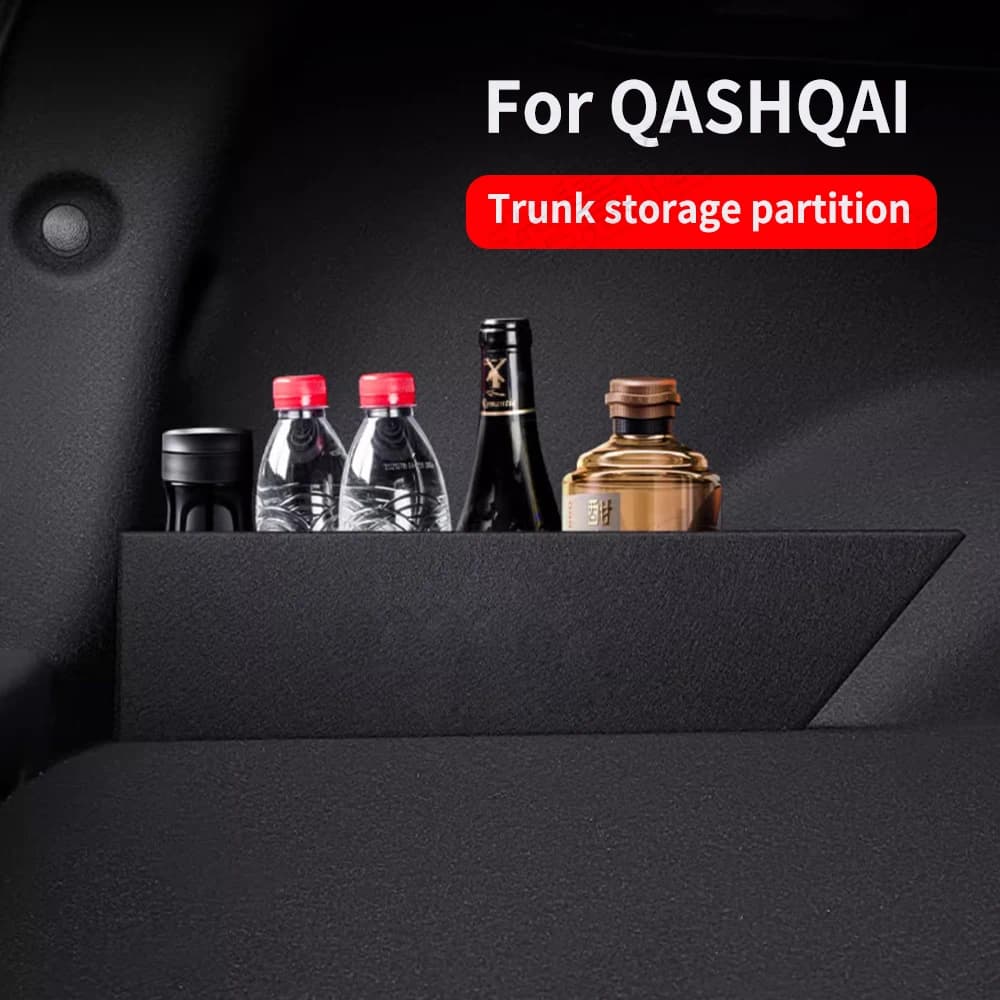 Suitable For NISSAN QASHQAI 2008-2023 Leling Trunk Partition Interior Decoration Car Supplies Storage and Storage Box