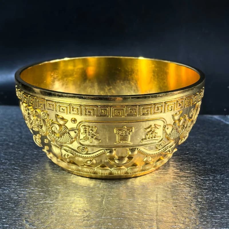 Metal crafts, copper , home decor, ornaments for living room and office, treasure bowl, gift decoration