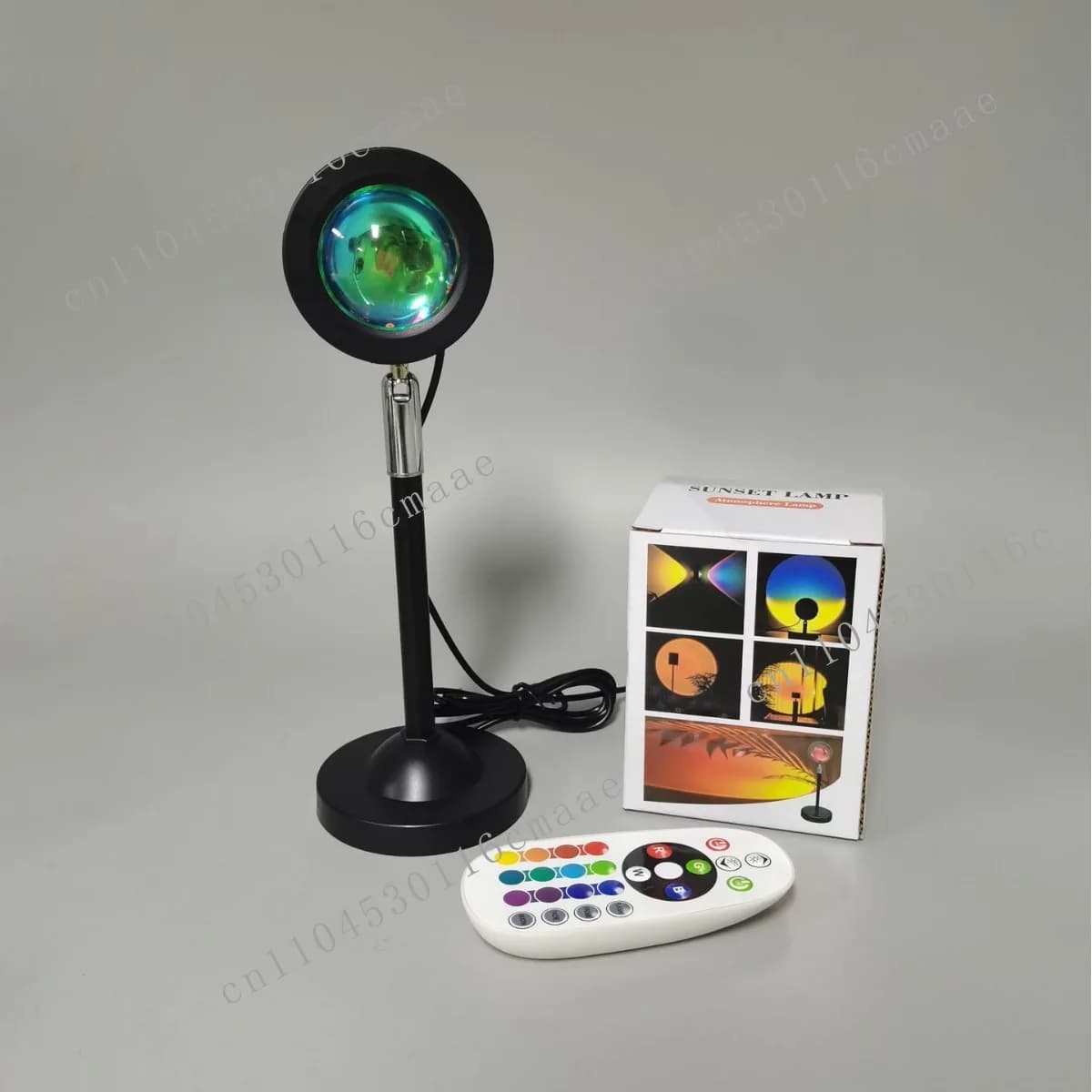 Mini sunset light photo atmosphere light live background wall photo ins sunset projection creative desk lamp
