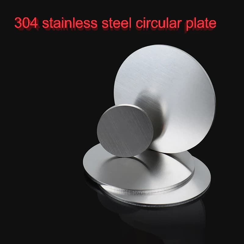 304 Stainless Steel Round Plate, Circular Blade Disc, Diameter 50mm - 300mm Thickness 0.5/1/1.5/2/2.5/3/4mm